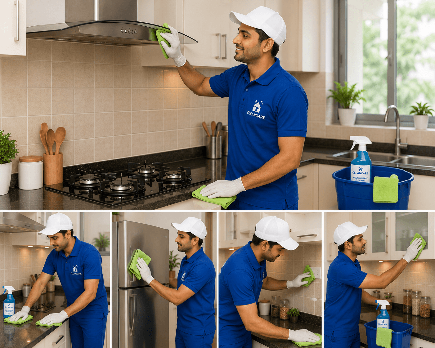 Occupied Kitchen Cleaning
